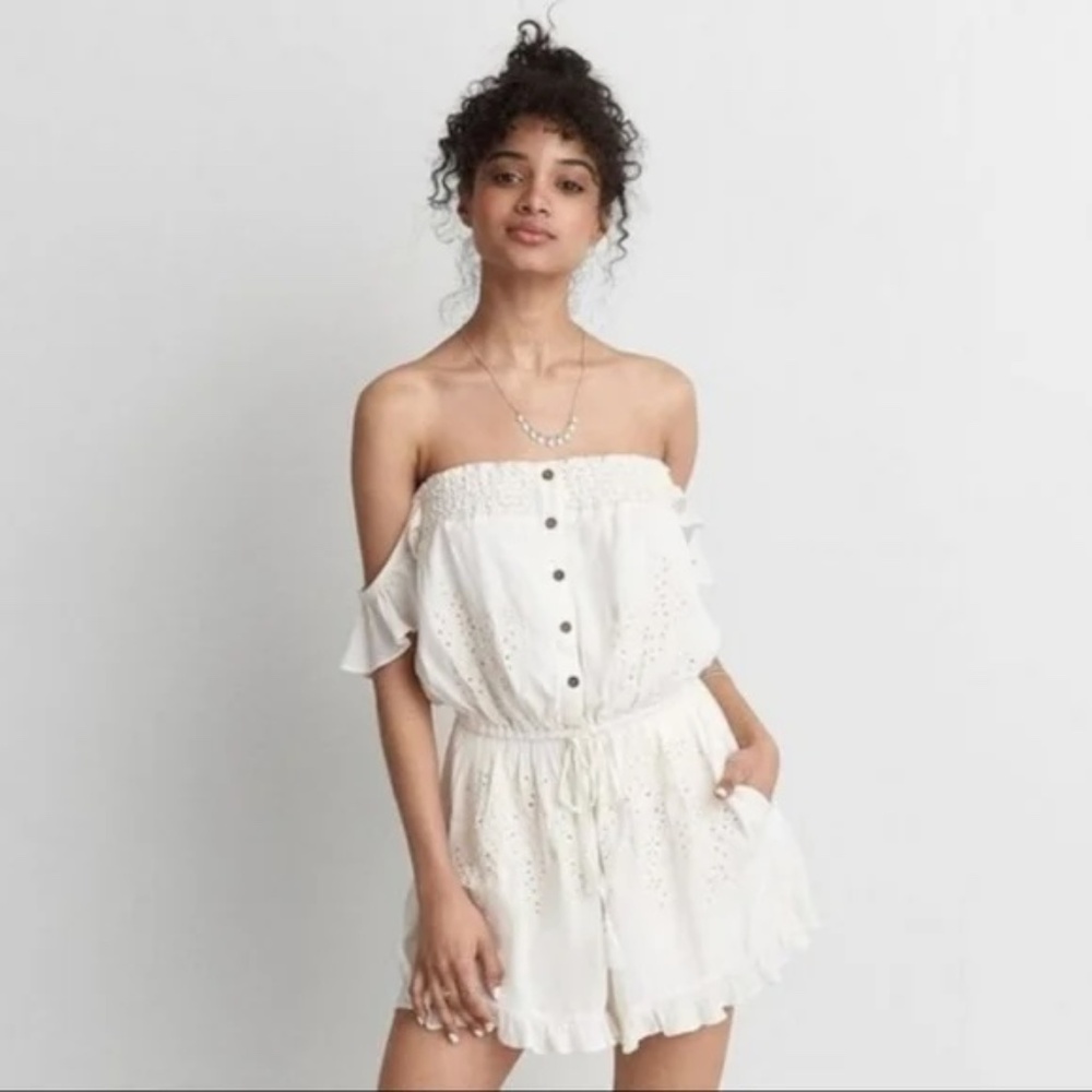AEO Off the Shoulder Romper